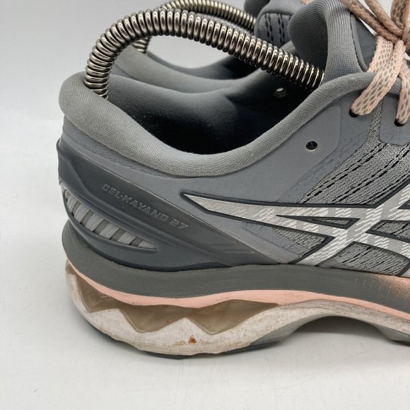 Asics Gel Kayano 27 Womens Running Shoes Gray Size 8.5 EU 40 - Picture 7 of 8